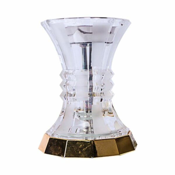 مبخرة زجاج كهربائية بتصميم منقوش شفاف - السعودية