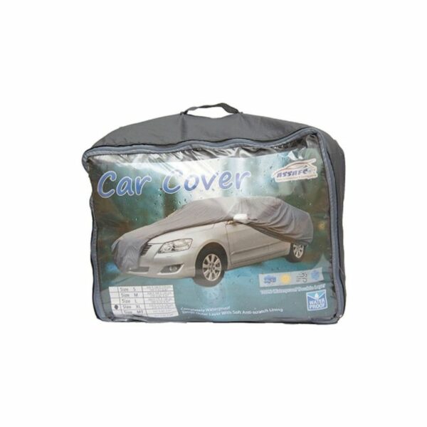 غطاء سيارة مضاد للماء - وسط - غطاء سيارة كامل للحماية من الشمس والأتربة والخدوش والمطر ومضاد للماء للأماكن الخارجية - السعودية