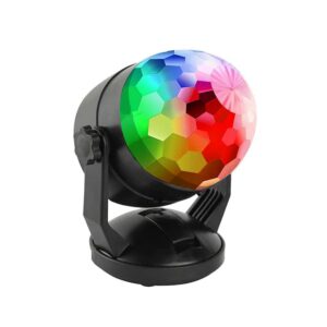 مصباح LED بتصميم كرة ديسكو 3 في 1 متعدد الألوان 11X10سنتيمتر