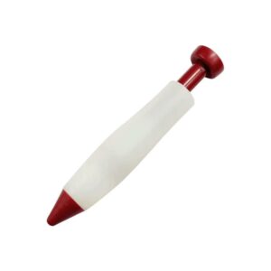 قلم تزيين الأطعمة أبيض/أحمر