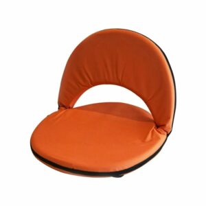 كرسي تخييم أرضي يطوى للخلف برتقالي 75x56x5.5 سنتيمتر - السعودية