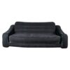 سرير أريكة بتصميم قابل للنفخ والسحب أسود 102x127x76سم 68566 ماركة اينتكس - السعودية