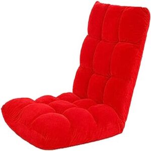 كرسي أريكة قابل للتعديل والطي لون أحمر