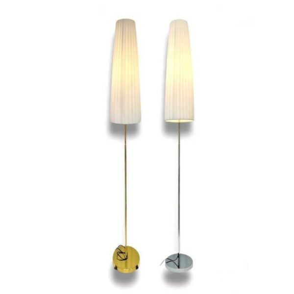 مصباح أرضية بتصميم عصري أنيق ومتين ذهبي/ أبيض 1.58سم